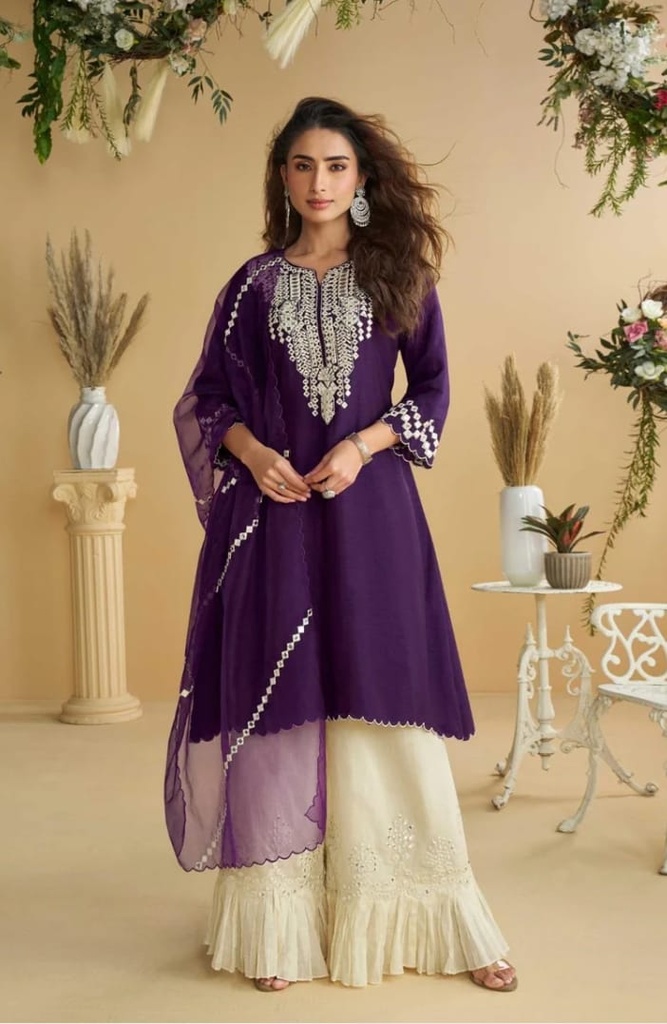 Trendy Festivals Look Premium Real Silk Designer Salwar Suit