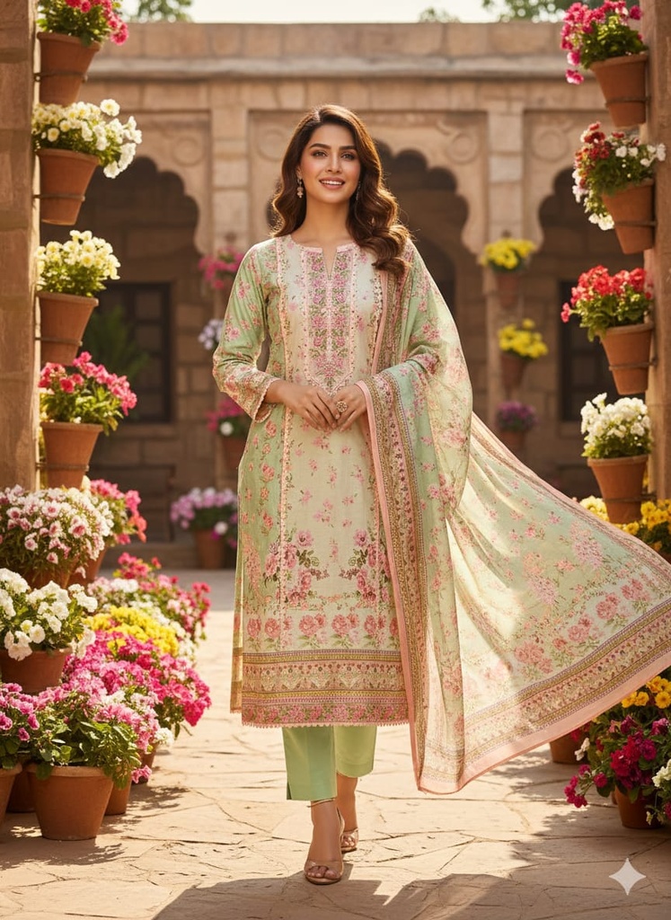 Zehra Multicolor Pakistani Suit Set