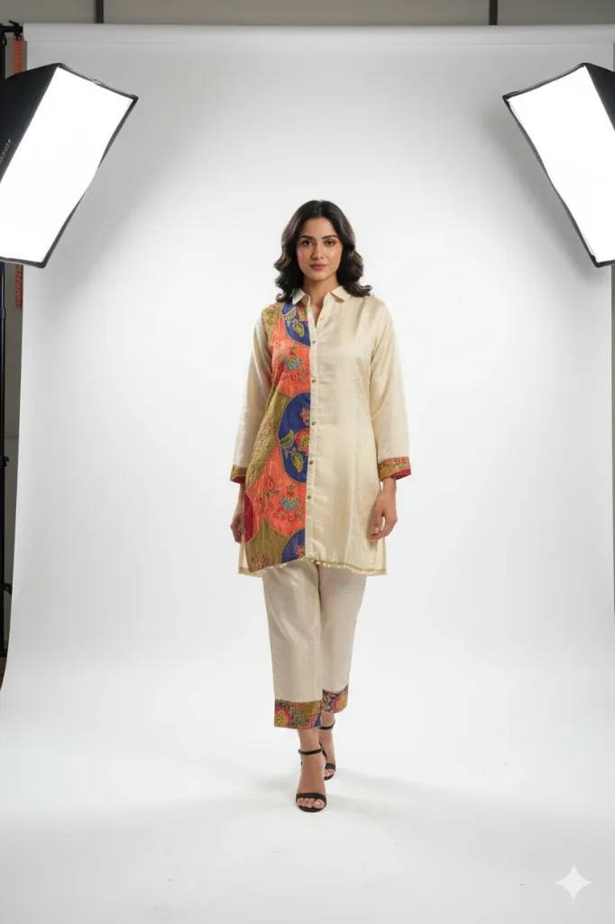 Aarohi Jaipuri Silk Coord Set