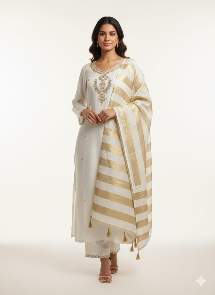 Ivory Noor Suit Set