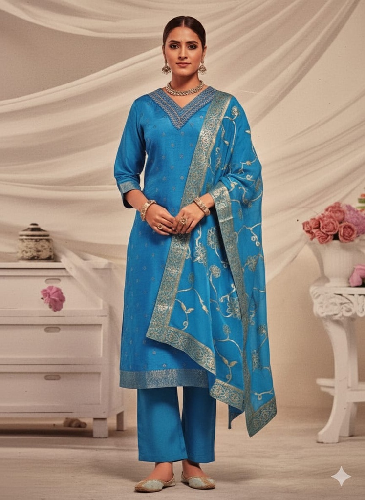 Neelam Silk Suit Set