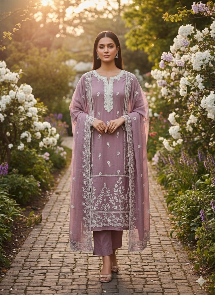 Heavy Embroidered Pakistani Suit Set