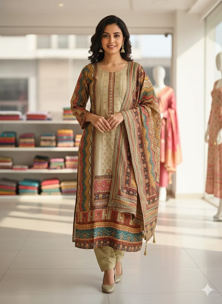 Royal Bandhani Suit set