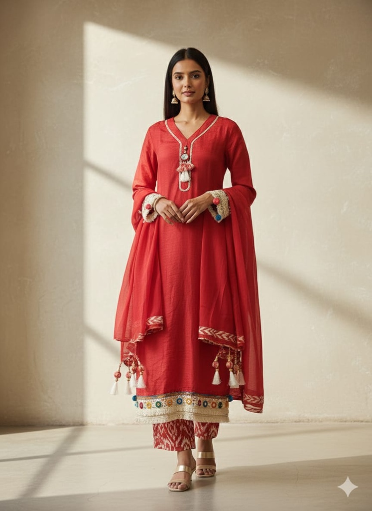 Heritage Kashmiri Design Suit Set