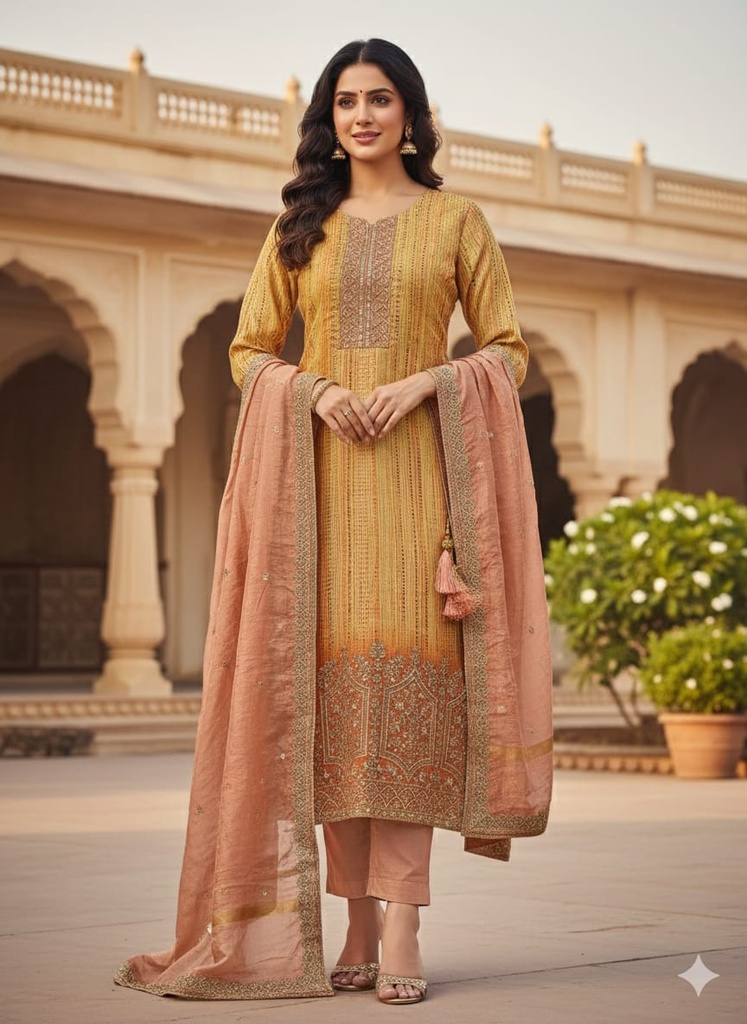 Classic Bandhej Suit Set